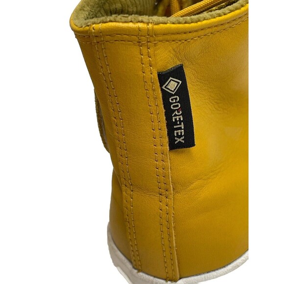 Converse Chuck Taylor All Star High Top Leather Lugged Boots Gold Dart Size 9 - Picture 14 of 16